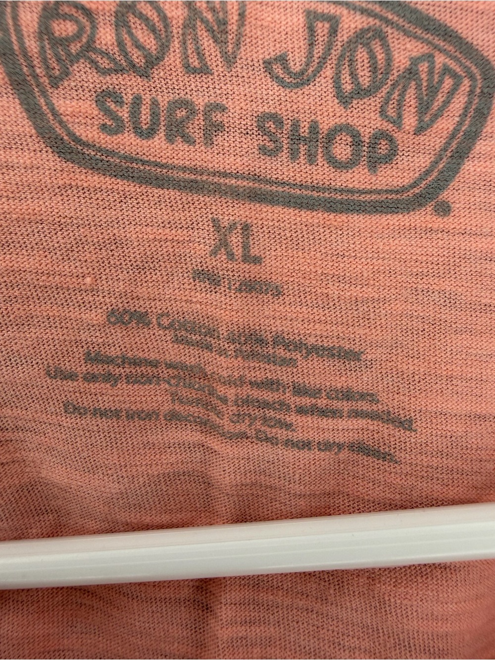 Ron Jon Surf Shop Coral Pink Graphic Tank Top XL Beach Casual Sleeveless - Picture 6 of 6